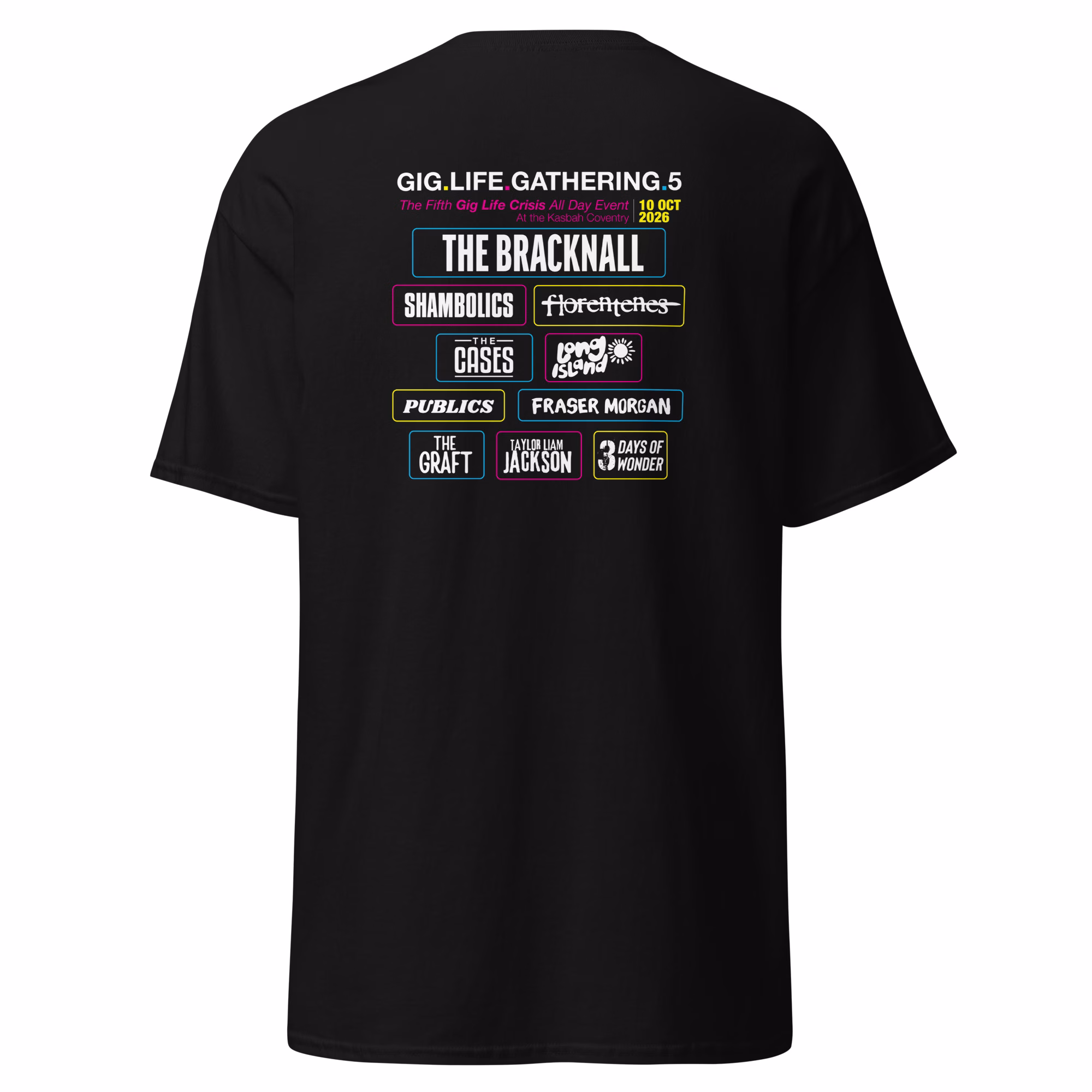Gig Life Gathering 5 Official T-Shirt - Image 3